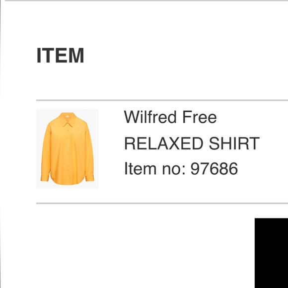 Wilfred Free Relaxed Shirt - 100% cotton (S) - Picture 3 of 3